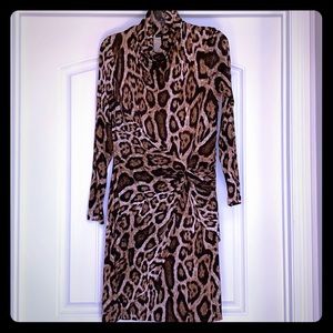 NWT - Black Label by Chico’s Leopard print Dress - size .5